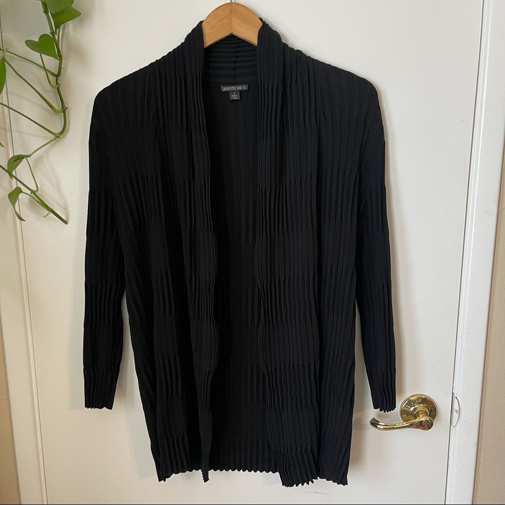 Lafayette 148 Open Front Cardigan